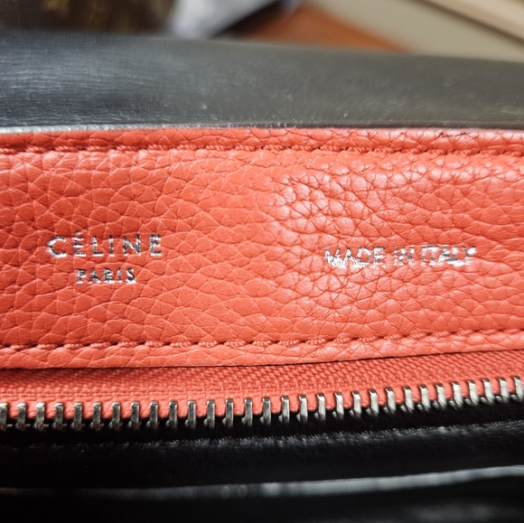 Auth Celine Medium Calfskin Trapeze Shoulder Handbag - Picture 12 of 16